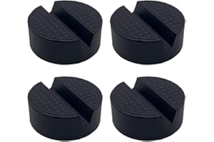 ACONDE Wagenheber Gummiauflage 4 Stück, Rangierwagenheber für Wagen Hebebühnen, Schwarz