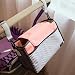 Buggy Organiser Bag,IWMH Pram Pushchair Stroller Storage Waterproof Bag For Baby Diaper Phone With Bottle Holder For Mommy (Pink)