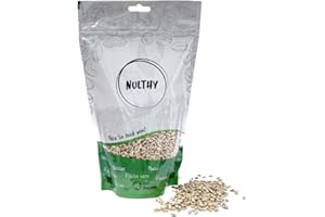 NULTHY - 1kg Pipas de Girasol Peladas BIO - Frutos Secos BIO - Semillas Ecológicas - Sin Gluten - Vegano