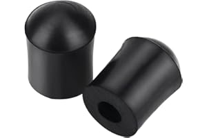 CUQUE Cello Endpin, 2PCS Rubber Tip Replacement For Cello End Pin Cello Mute Rubber Tip End Pin Stopper Protector End Musical Instrument Accessory