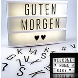 LED Leuchtkasten inkl.Buchstaben/Symbole Batteriebetrieb...