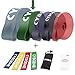 Produktbild Fitness Resistance Band, Crossfit Theraband Gym, Widerstandsband Klimmzugband Pull up Bander, Fitness Workout Band, #4 Grün Einzelnes Band, Anleitungsbuch inbegriffen, 4*Gymnastikbänder als Geschenk