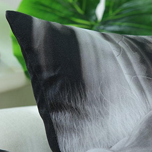 Euphoria CaliTime Home Dekorative Kissenhülle Kissen Hülle bequeme Fleece, Motiv Halloween-Totenkopf, 45 cm X 45 cm, Polyester-Mischgewebe, Green Eyes, 2pcs - 4