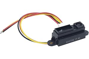 HUABAN 2 Pieces GP2Y0A41SK0F 0A41SK Infrared Proximity Sensor Detect 4-30cm Distance Long Range with 8 inch Cable