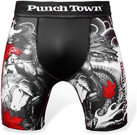 PUNCHTOWN ONI BATTLE VALE TUDO MMA SHORTS Training GYM Sparring