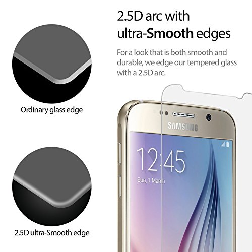 [2 Pack] Galaxy A5 (2016) Schutzfolie, iTURBOS – [0,2mm 2,5D 9H Härtegrad] Panzerglasfolie Hartglas Schutzfolie Gehärtetem Glas Displayschutzfolie Displayschutz für Samsung Galaxy A5 (2016) – 0,2mm Dünn, 9H Härtegrad, 2.5D Abgerundete Kanten – [Kratzfest][Hohe Transparenz] [Fingerabdruck-frei][Blasenfrei]-Lebenslange Garantie - 4