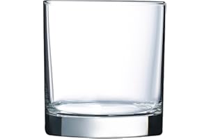 Arcoroc Islande Caja 6 Vasos Bajos Vidrio 38cl Sodo No Apto Microondas Apto Frigorífico Reciclable