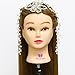 Neverland Beauty 30" Super Long Smooth 100% Synthetic Brown Hair Hairdressing Equipment Styling Head Doll Mannequin Training Head Tools Braiding Cutting Student Practice Model with Clamp UK Stock