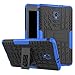 Produktbild JINXIUCASE Handyhülle Fall, Hyun Muster Dual Layer Hybrid Rüstung Kickstand 2 In 1 Stoßfestem Fall Abdeckung für Samsung Galaxy Tab A 8,0 SM-T385 / T380 Tablet (2017 Release) (Farbe : Blau)