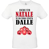 Mr. Gadgets Maglietta T-Shirt Uomo - Anche Sto Natale Se Lo Semo Levato Dalle Palle