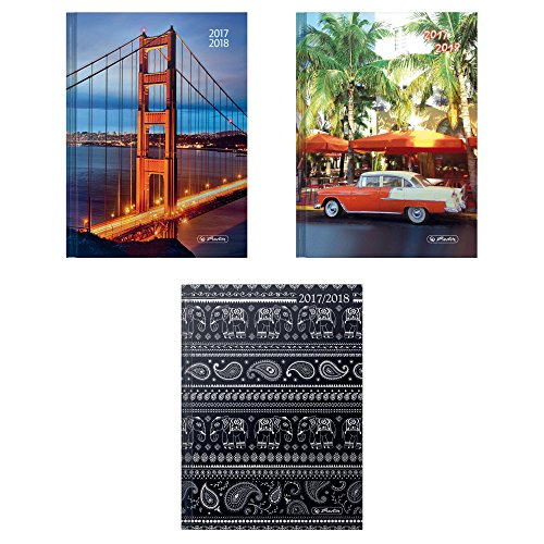 Herlitz Agenda scolaire Basic 2, 2017/2018, format A5 francais Herlitz Agenda scolaire Basic 2, 2017/2018, format A5 francais