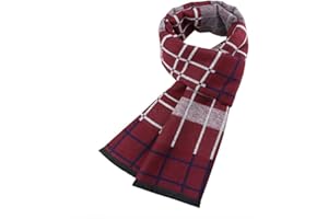 Ueither Uomo Sciarpa Autunno Invernale Termica Calda Morbida Casual Business