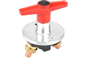 SOLUPTANISU Coupe Batterie 12V Tracteur,Interrupteur Principal De Déconn La Batterie,Interrupteur Coupure Clé Fixe lle ure 60V Coupe Batterie Automobile Urgence Interrupteur,coupe batterie tra