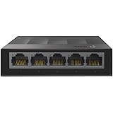 TP-Link LS1005G Switch Ethernet 5 Porte Gigabit, Sdoppiatore Ethernet, Ideale per la Casa e il Ufficio, Plug-and-Play, Funzio