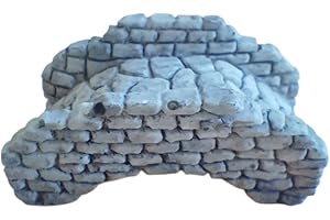 Pont miniature pour terrarium de table, jardin zen, jardin féérique, bonsaï, décoration (E (petit gris)