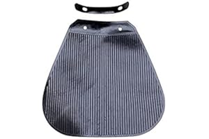 CYCLINGCOLORS GARDE BOUE AVANT adaptable SOLEX 2200 3800 5000 NOIR AVEC SUPPORT DE FIXATION BAVETTE CYCLOMOTEUR MOBYLETTE MOTO 50CC VINTAGE ANCIEN VELOSOLEX PROTEGE ROUE CACHE