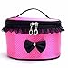 Produktbild Zolimx Tragbare Reise Kultur Make up kosmetische Tasche Organisator Halter Handtasche (Hot Pink)