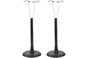 STOBOK 2 Stücke Puppenständer Display Halter Puppe Halterung Support Puppen Organizer Display Halterung Ständer Halter Figuren Anzeigegestell für Dekoration, Schwarz, 35cm