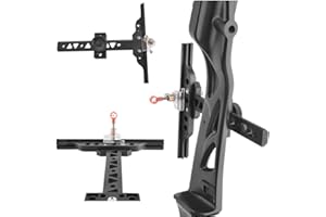 SHARROW Vista de Arco Recurvo Mira de Arco para Arcos recurvos Tiro con Arco de plástico clásico en Forma de T Visión Vista de Caza Practica de Caza al Aire Libre Bow Sight para Arco Accesorio