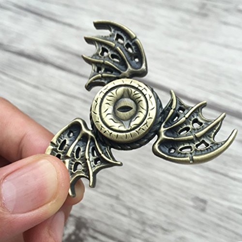 Finger Hand Spinner Alloy Fidget Focus Toy With Smooth Surface Finish And Fast Spinning, EDC Spinner Kids Adult Stress Reducer For Fear Relief, ADD, ADHD And Finger Training - 3
