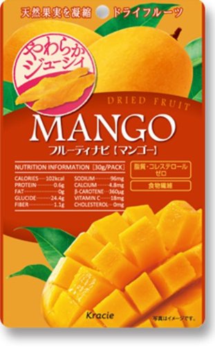 Preisvergleich Produktbild Kracie Foods fruchtig Navi Mango 30gX6 Taschen