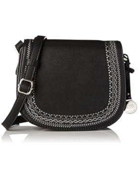 L.Credi Damen Rosenheim Umhängetasche, Grau (Grau), 7,5x16x19 cm