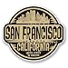 Produktbild 2 x 10cm/100mm San Francisco USA Kalifornien Vinyl SELBSTKLEBENDE STICKER Aufkleber Laptop reisen Gepäckwagen iPad Zeichen Spaß #6718