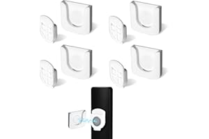 TIESOME 4 magnetyczne uchwyty na pilota, uchwyt magnetyczny, uchwyt ścienny, pilot zdalnego sterowania, do domu, biura, telewizora, wentylatora, klimatyzatora