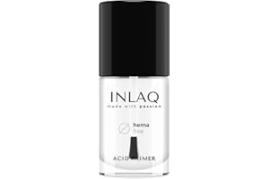 ‎INLAQ INLAQ® HEMA Free Acid Primer do paznokci żelowych, 7 ml - Primer kwasowy - Preparat poprawiający przyczepność bazy hybrydowej, masy żelowej i akrylowej