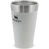 Stanley Adventure Stacking Bierkrug 473 ml - Edelstahl Thermobecher Hält 4 Stunden Kalt - BPA-Frei - Stapelbare Doppelwandige