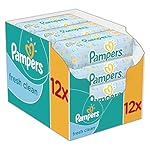 Pampers - Fresh Clean - Lingettes Bébé - Lot de 12 Paquets de 64 (x768 Lingettes)