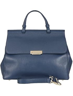 BELUCIA Arona Handtasche Extra Weiches Kalbsleder Jeans Blau UVP 834 EUR Kostenloser Versand