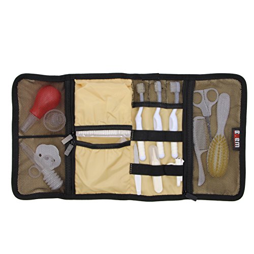 Damai Wrap Universaltasche Tragbare Tasche Elektronike Zubehöre für Reiseorganisator/Festplatte/Kabel (Schwarz) - 5