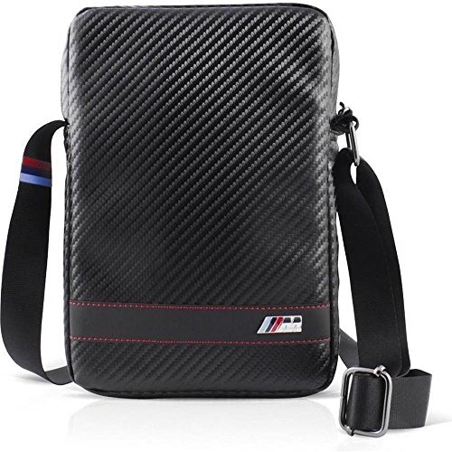 BMW BMCBTBPM2BL Sport-Reisetasche für Apple iPad Mini Carbon-Effekt Streifen schwarz - 2