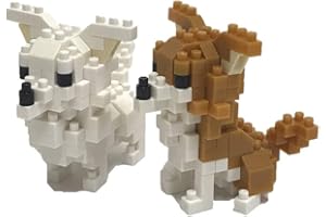 nanoblock NBC259 Dogs Chihuahuas, Multi