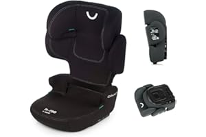 Nurse Country i-Size, Silla de Coche, 100 a 150 cm, Isofix , Cara Marcha, Plegado Compacto, Viaje, Negro