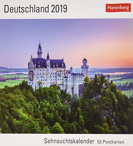 Deutschland - Kalender 2019: Sehnsuchtskalender, 53 Postkarten