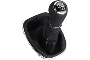 CYJXL XGFCNB Sostituisci la Leva del Cambio per Auto , Adatta per Opel Corsa D 6 Marce per Auto Leva del pomello del Cambio Leva del Cambio Ghetta Copriscarpe in Pelle