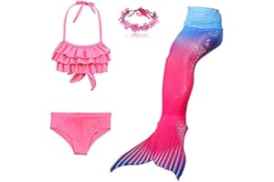DAXIANG Fille Sirène Maillot de Bain 泳衣套装 Fille