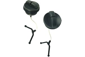 Hippotech Fuel Tank Cap and Oil Filler Cap Fit for Husqvarna Chainsaw 61 66 266 268 272
