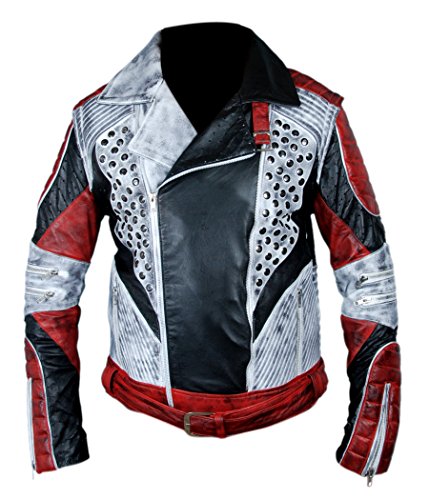 Flesh & Hide F&H Kid's Distressed Carlos Cameron Kidce Descendants 2 Jacket L Multi