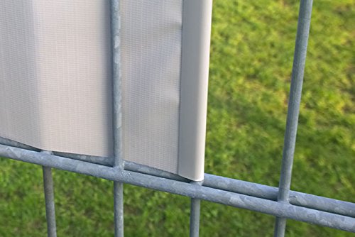 JAROLIFT Befestigungsclips für Sichtschutzstreifen PVC, anthrazit / 25er Pack - 6