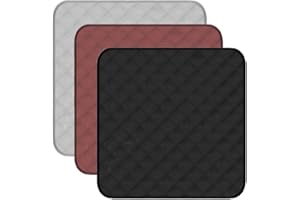 HUNAIGEE wasserdichte Inkontinenz Stuhlauflage Inkontinenz Sitzauflage Waschbar Wiederverwendbare Inkontinenzunterlage 54x56cm 3er-Pack