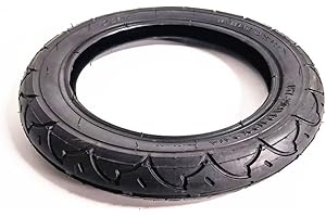 FEEGOW Neumático y tubo interior para carro de bebé, 12 1/2 x 2 1/4 (57-203) neumático y tubo interior para carrito de bebé, ruedas de repuesto para scooter (neumático)