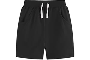 NLAND Pantaloncini Bambino Estate Casual Outwear Pantaloni Pantaloncini Morbido Cotone Pantaloni Sportivi per Bambini da 3 a 8 Anni