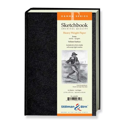 Stillman y Birn SB400580 Gamma Series 5.5'' x 8.5'' Hardbound Sketchbook