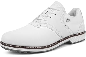 Adoff Herren Golfschuhe sind wasserdicht, Abriebfest und rutschfest Golfschuhe Herren Drehschnalle