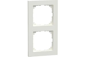 Schneider Electric Merten M-Pure-Rahmen für Steckdosen und Schalter, 2-fach, polarweiss, Artikelnummer MEG4020-3619, 1 Stück