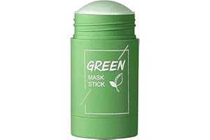 PELINUAR Poreless Deep Cleanse Mask Stick Green Tea, Green Tea Purifying Clay Stick Mask,Deep Clean Pore, Improves Skin for All Skin Types (1 Pcs)