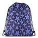 Produktbild Textured Stars - Blue Drawstring Shoulder Bags Gym Bag Travel Backpack Lightweight Gym for Men Women 16.9"x14"
